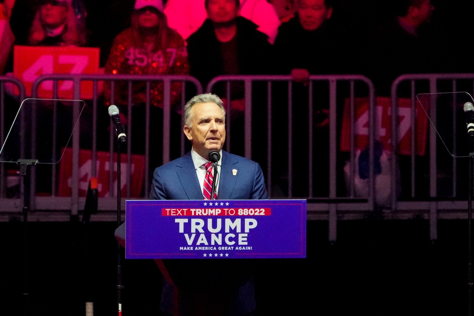 Steve Witkoff, speaks during the ‘Make America Great Again Victory Rally